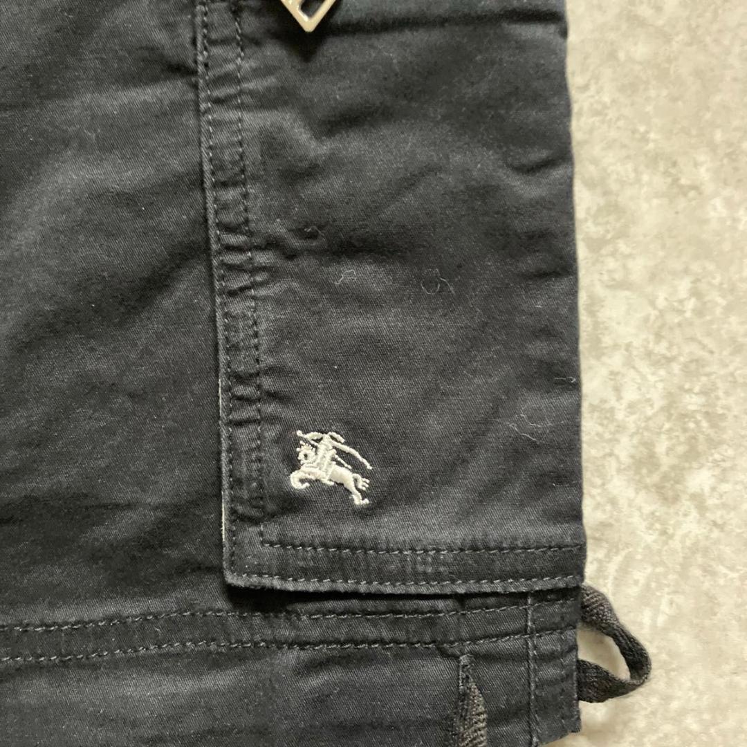 BURBERRY バーバリーブラックレーベル ハーフパンツ 76 ブラック 黒