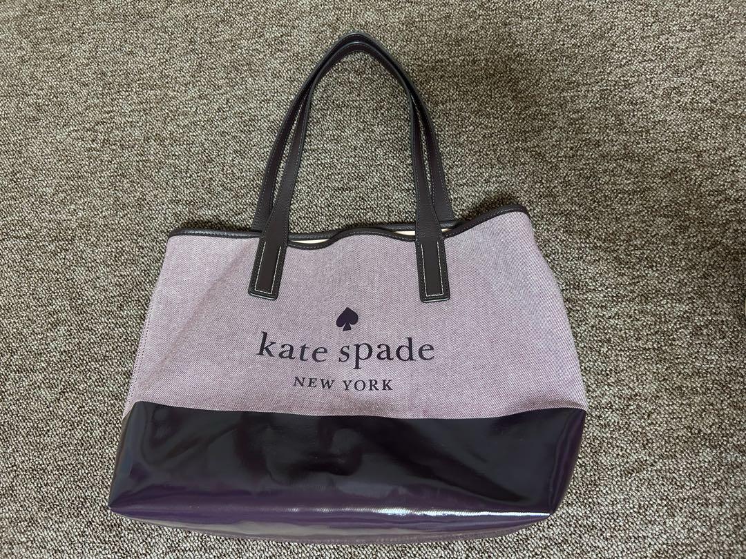 美品】kate spade ケイトスペード トートバッグ 黒 - バッグ低 価格