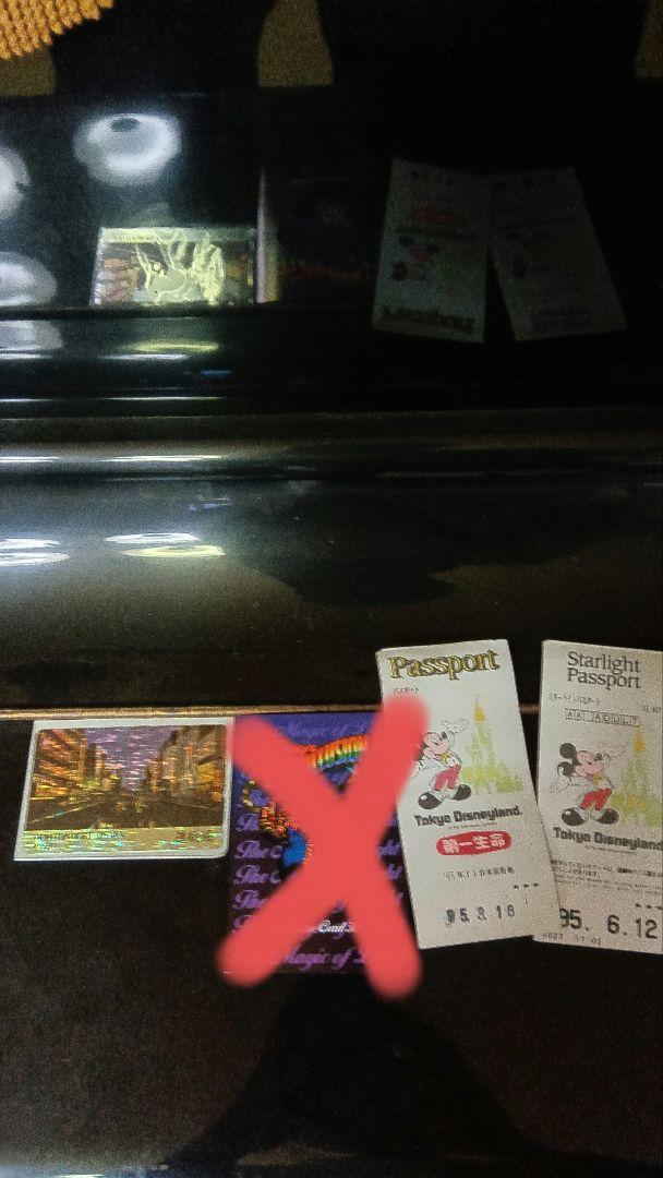 1995年 ディズニーチケット×2 道頓堀のカードその他