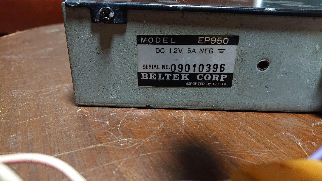 当時物、BELTEC イコライザー、レベルメーター付きカセットデッキ