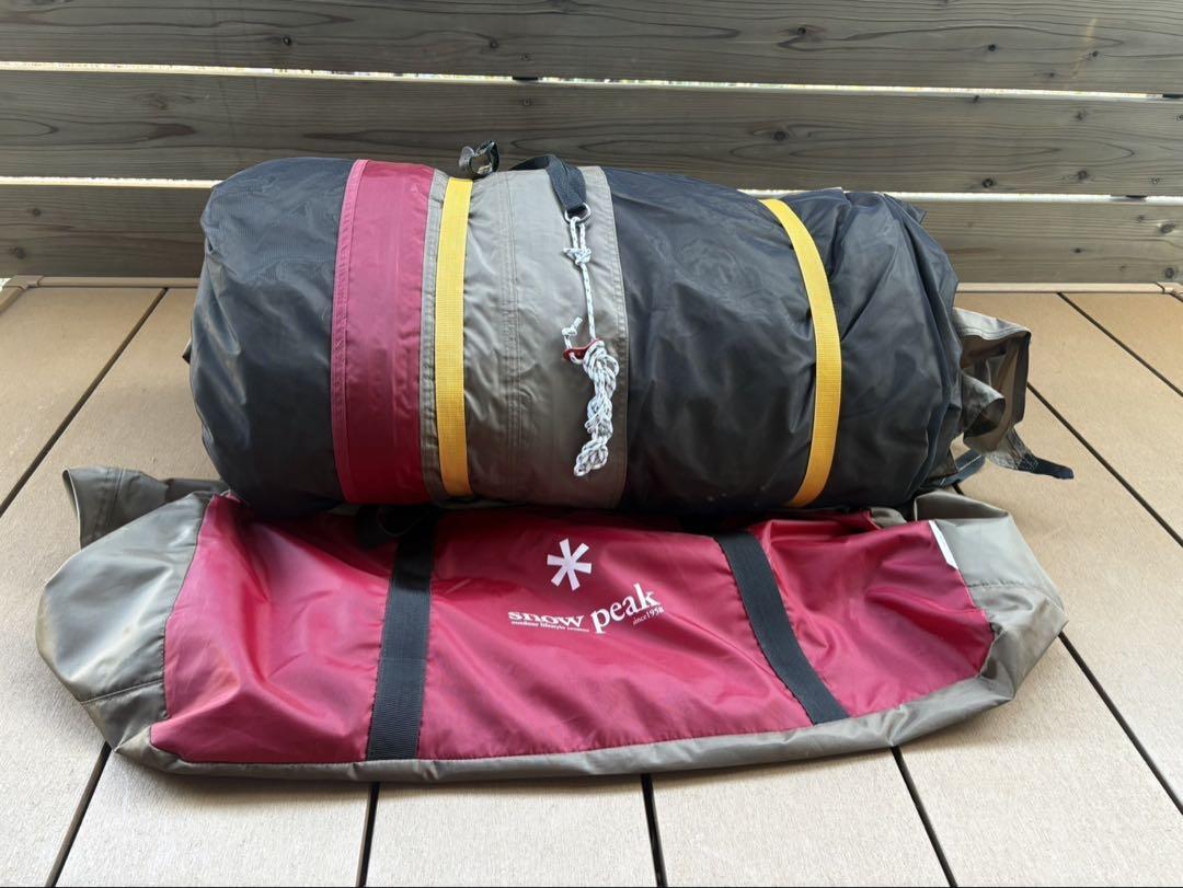 ラウンドロックTP-671R snow peak テントセット