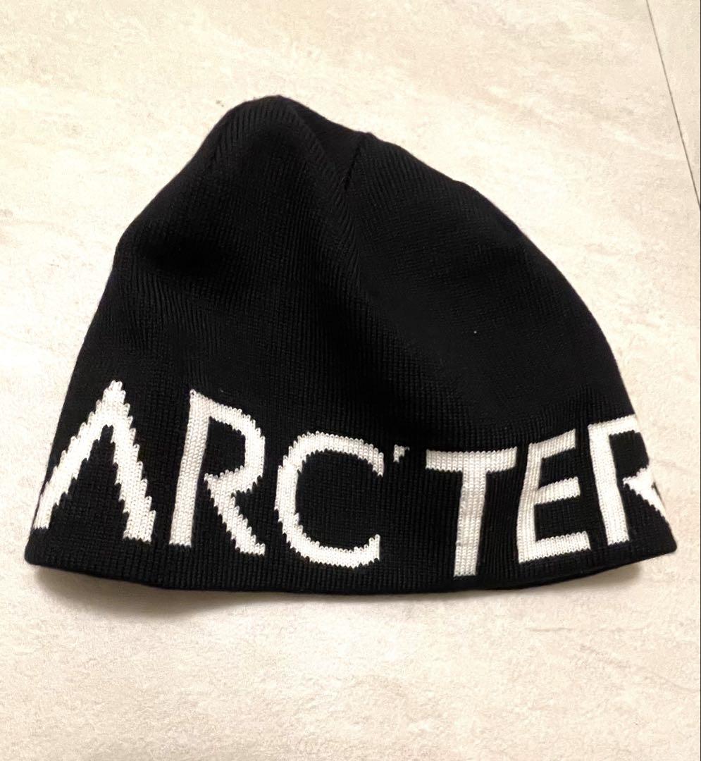 新品 未使用 試着のみ】ARCTERYX ニット帽 黒 - 帽子送料 無料