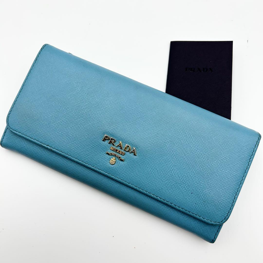 【希少】PRADA スモール サフィアーノレザー ウォレット 2色 PRADA プラダ 二つ折り財布 1ML050 QHH レディース サフィアーノ