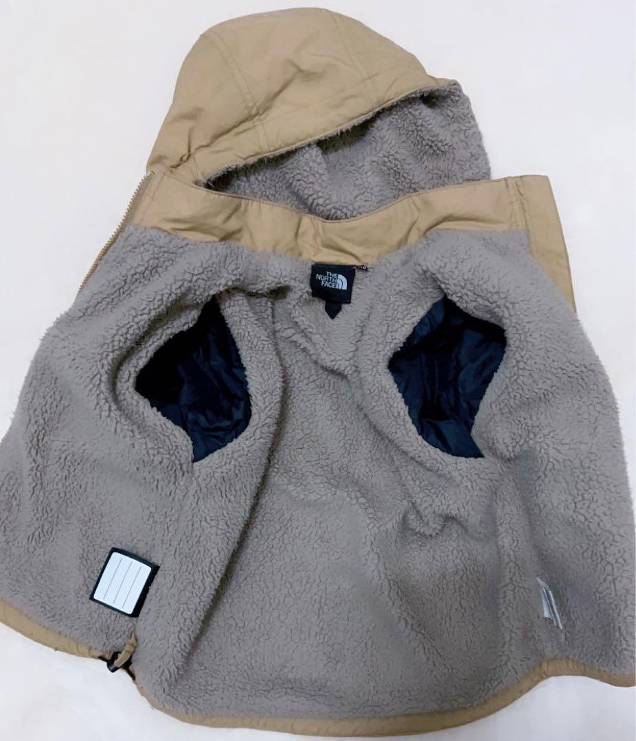 美品THE NORTH FACE キッズジャケット 110cm ベージュ 美品THE NORTH FACE キッズジャケット 110cm ベージュ
