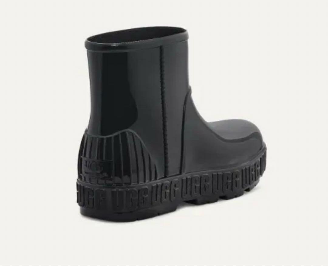 UGG ブラック レインブーツ UGG Australia レインブーツ ロング ブーツ レディース ラバー