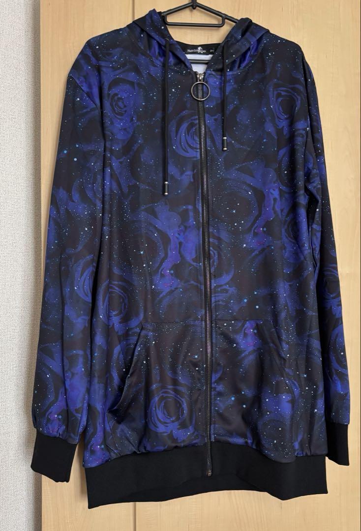 NieR ZIP PARKA DARK BLUE ROSE