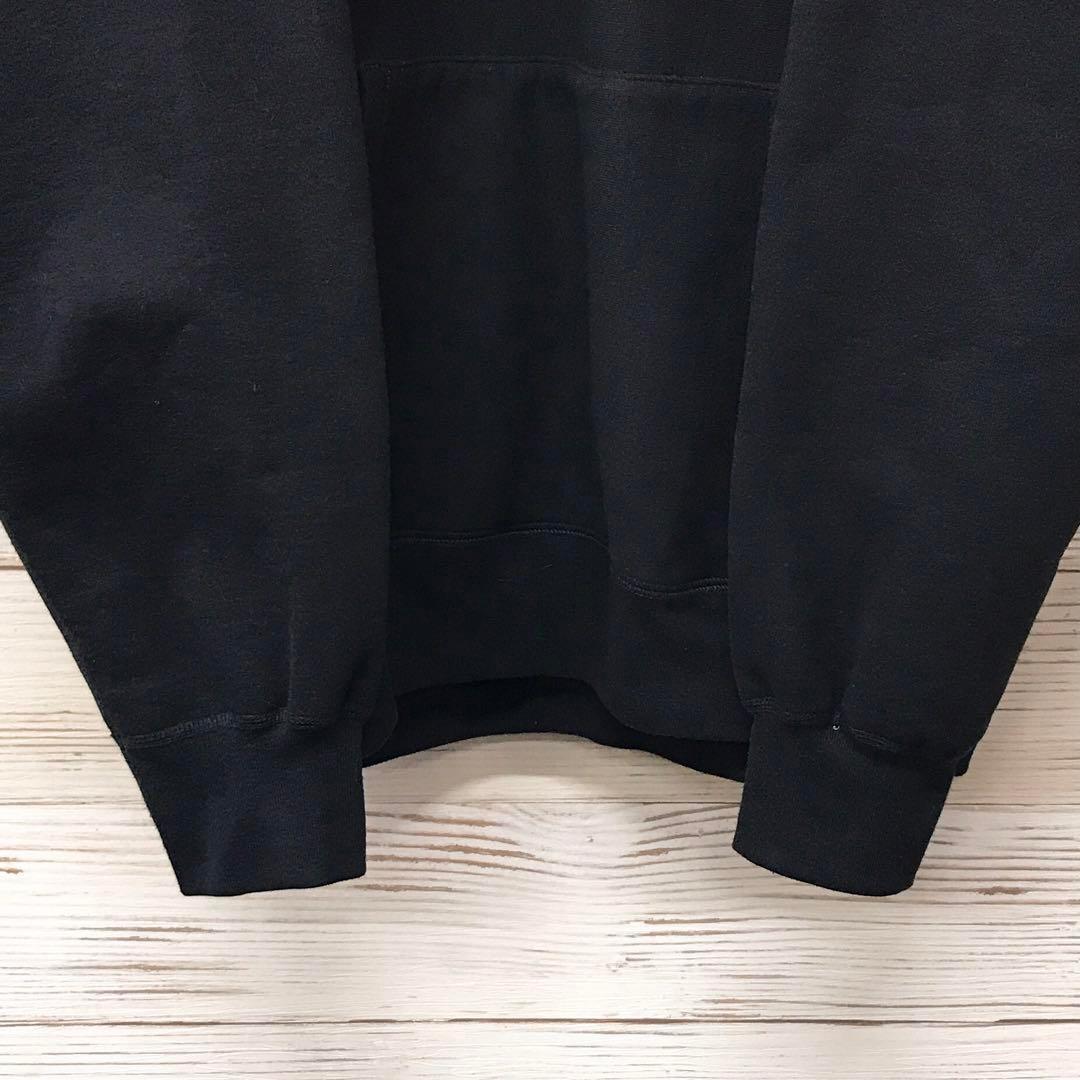 希少》シュプリームsupreme☆パーカー XL デカロゴ ブラック P701