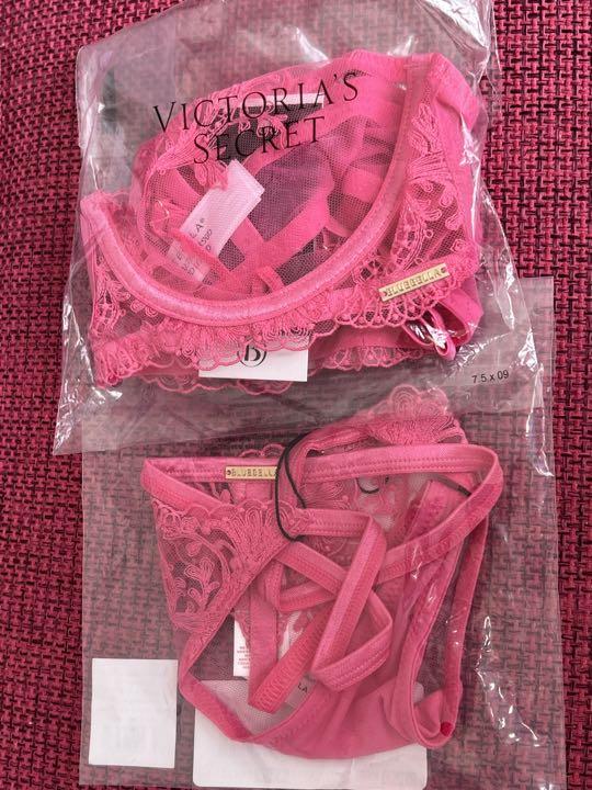 福袋 オンライン Victoria's SecretBLUEBELLA ブラソングセット34D M レディース 下着・アンダーウェア