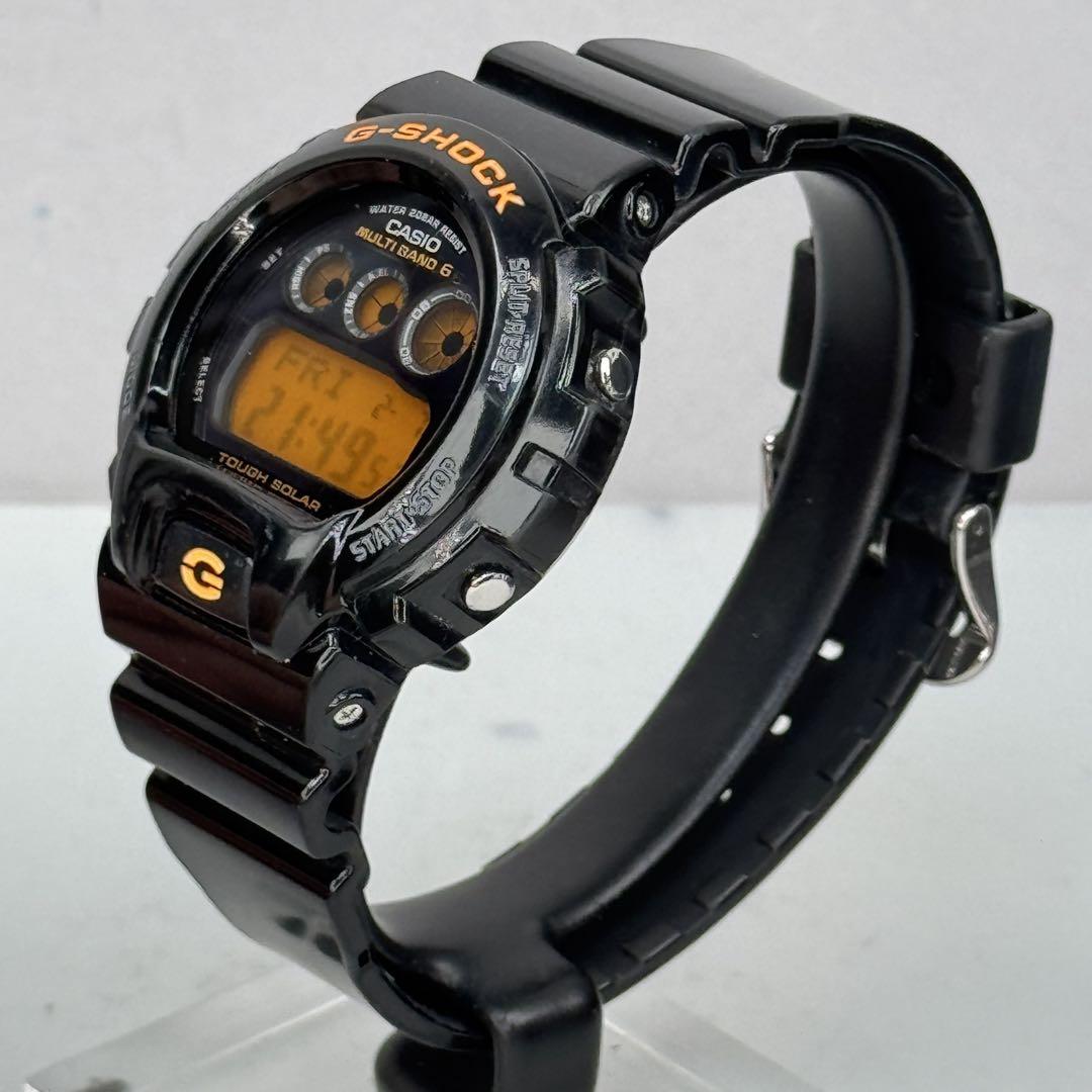 美品 G-SHOCK GW-6900B 電波ソーラー ブラック オレンジ