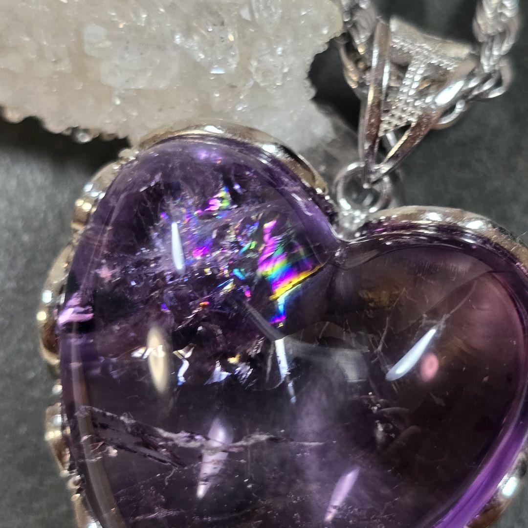 アメジストハート♡ロマネ入り♡No.799 Sachi様