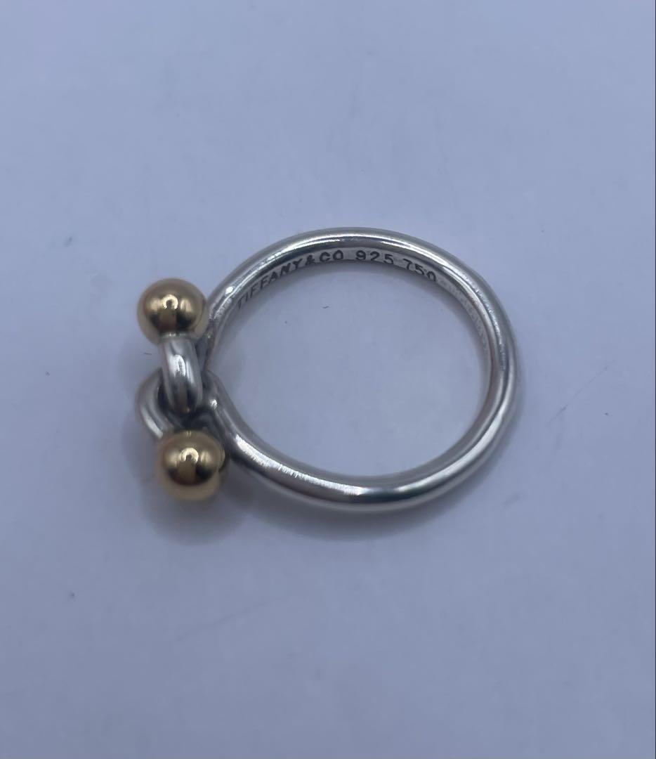 ロー　TIFFANY&Co.ティファニー リング K18 シルバー 9号