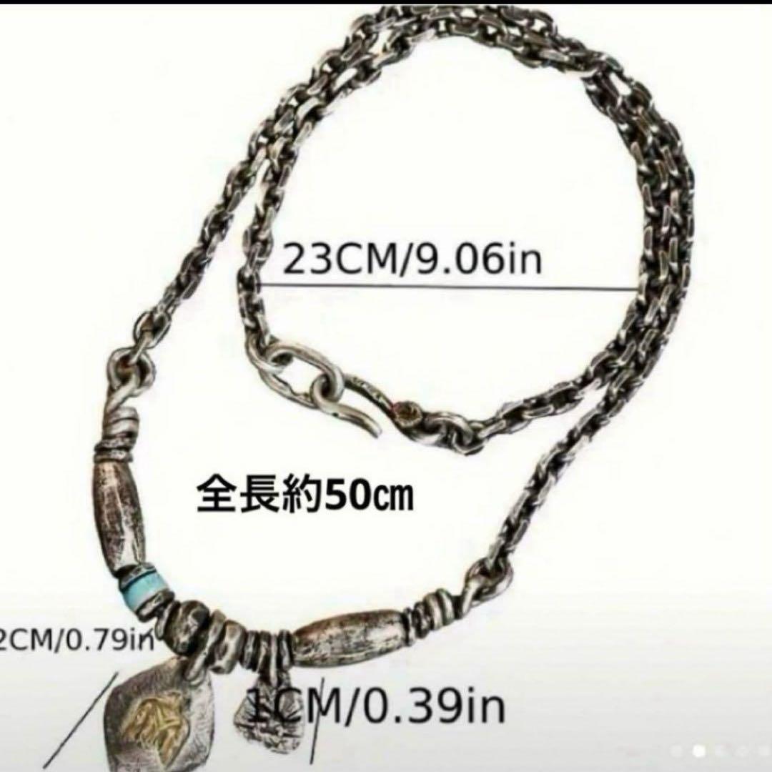 イーグル ターコイズ ネックレス ナバホ族 ヴィンテージ風