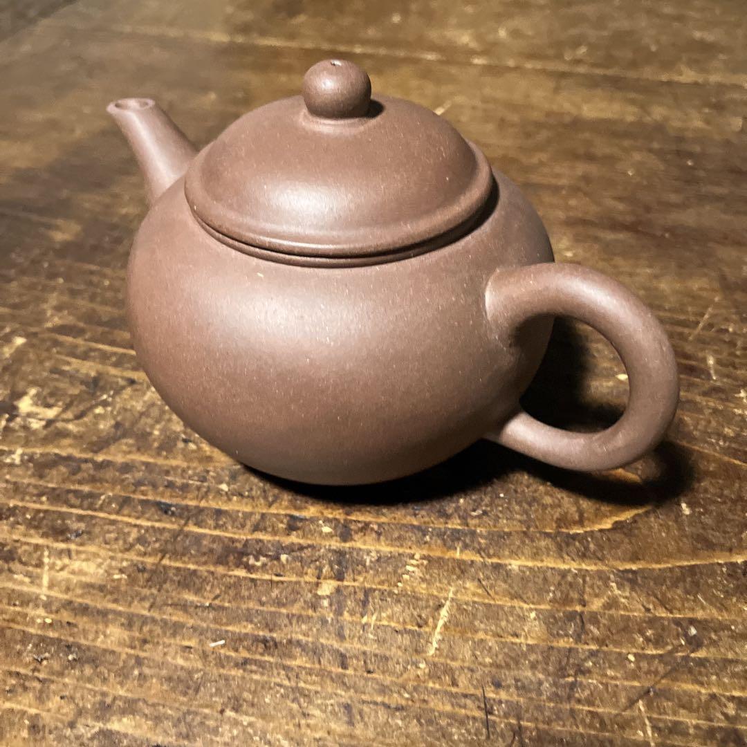 【蔵出し】徐漢棠製 紫砂壺 朱泥 中国茶器 骨董 茶道具（宜興／ジョカントウ）