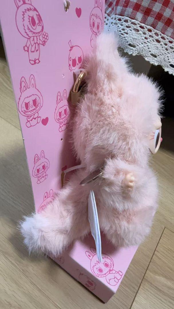 最新コレックション Angel ラブブ ZIMOMO Labubu 大人気 ピンク ジモモ ドラゴン キーホルダー・アクリルキーホルダー