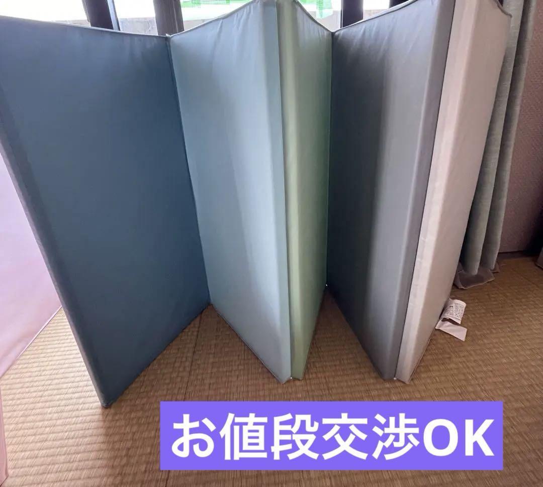 IKEA プレイマット　ペルフスィッグ　2枚セット　ブルー