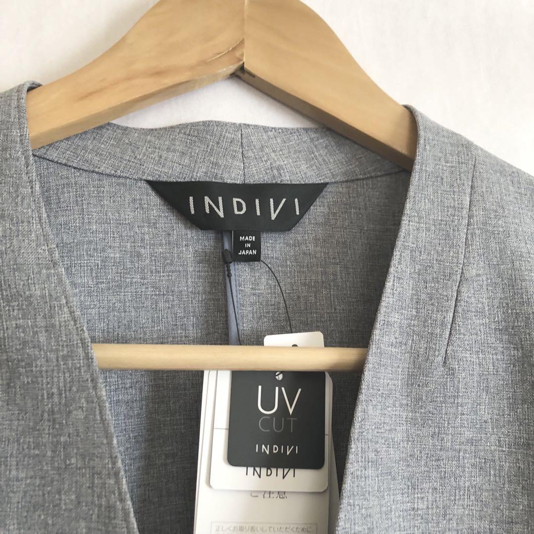INDIV UVカットノーカラージャケット