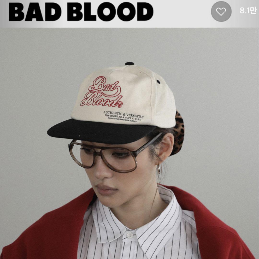 Badblood Bad Cursive Logo Ball Cap キャップ - 帽子新品 通販