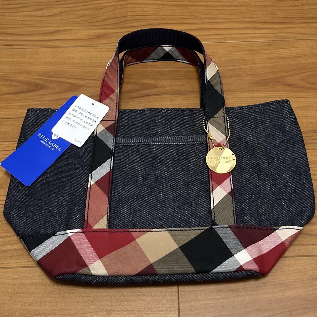 BURBERRY バーバリー ブルーレーベル トートバッグ デニム