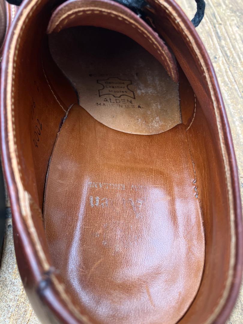 ALDEN 4002 indy ox クロムエクセル　インディーブーツ