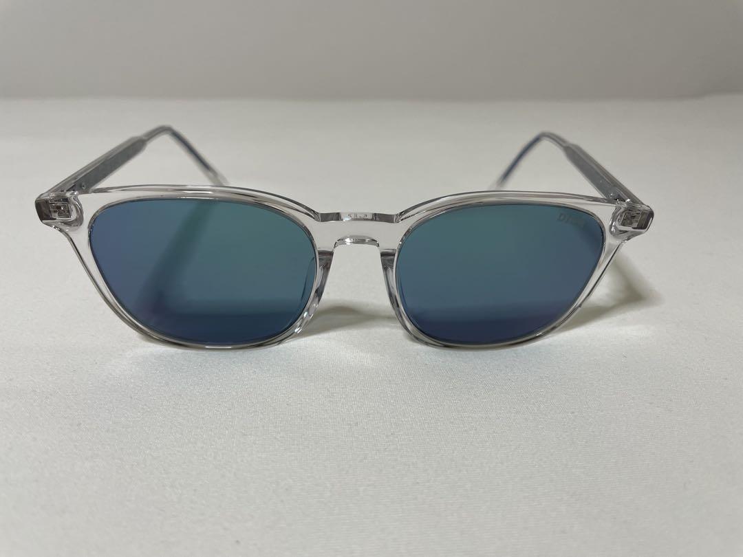Dior クリアフレーム サングラス
