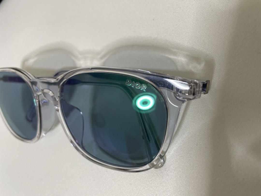 Dior クリアフレーム サングラス