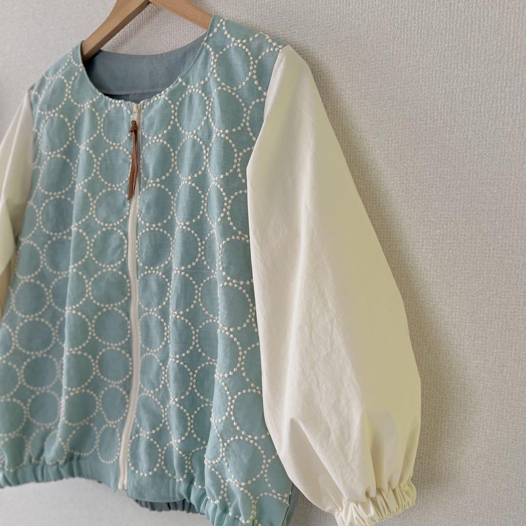ミナペルホネン タンバリン⭐︎ハンドメイド⭐︎ブルゾン