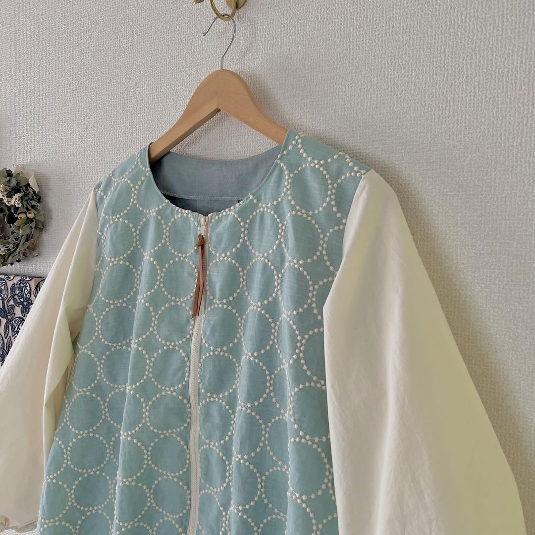 ミナペルホネン タンバリン⭐︎ハンドメイド⭐︎ブルゾン