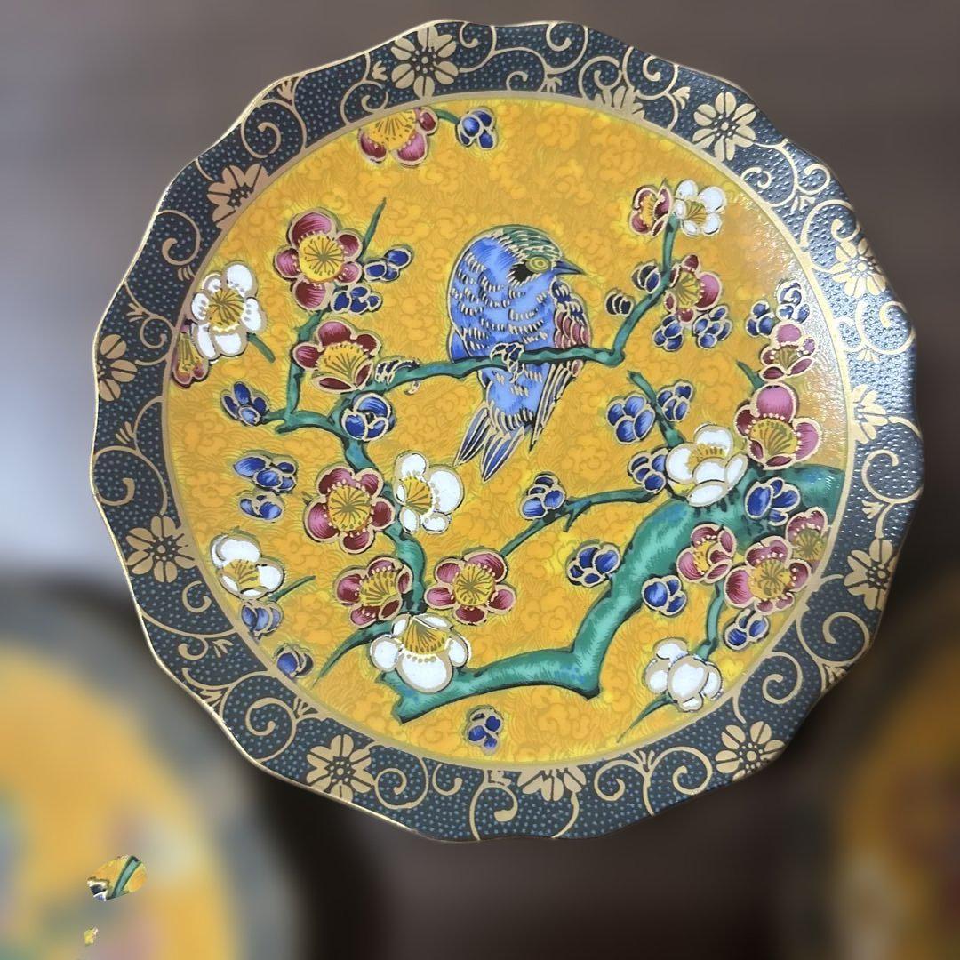 九谷焼　新品　吉田屋　小皿　5枚