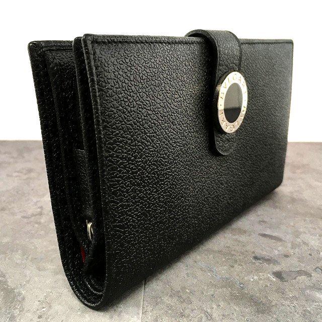 送料込み！ 極美品 BVLGARI ミディアムウォレット ブラック 566 送料込み！ 極美品 BVLGARI ミディアムウォレット ブラック 566
