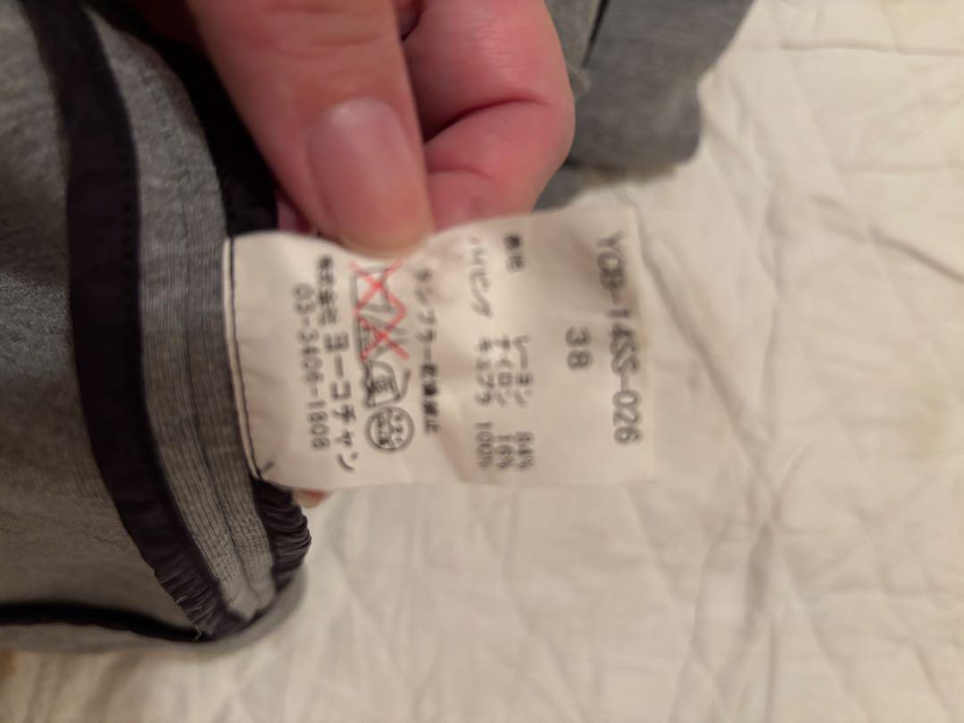 ヨーコチャン　グレー 半袖 Tシャツ　カットソー　 38 YOKO CHAN 楽天市場】【中古】YOKO CHAN 切替半袖カットソー YCT 217 015