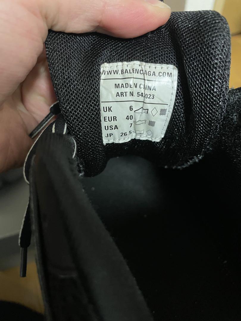 BALENCIAGA TRACK スニーカー ブラック 40