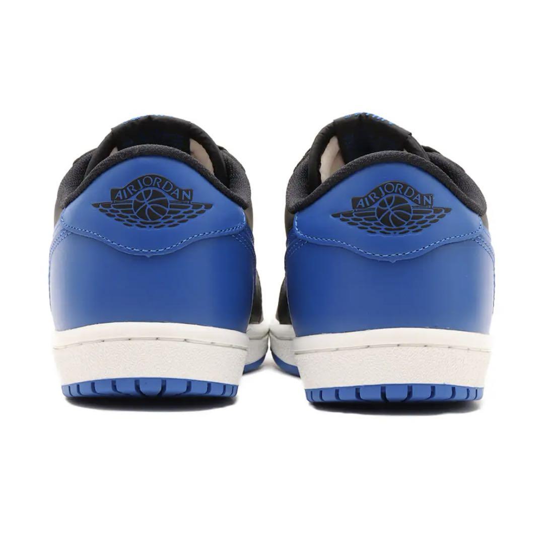 靴 Air Jordan 1 Low Black and  Blue