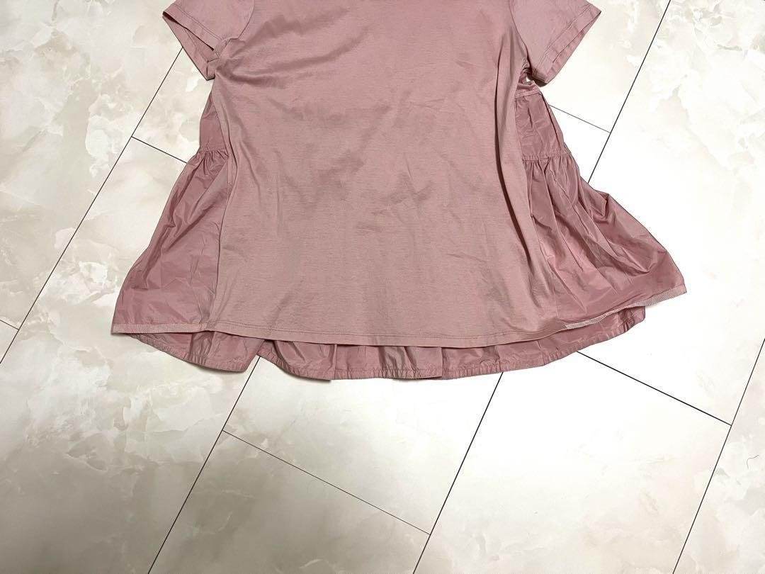 美品】MONCLER ペプラム Tシャツ