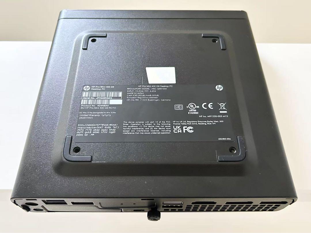 HP Pro Mini 400 G9 i5-12500T第12世代 ミニPC