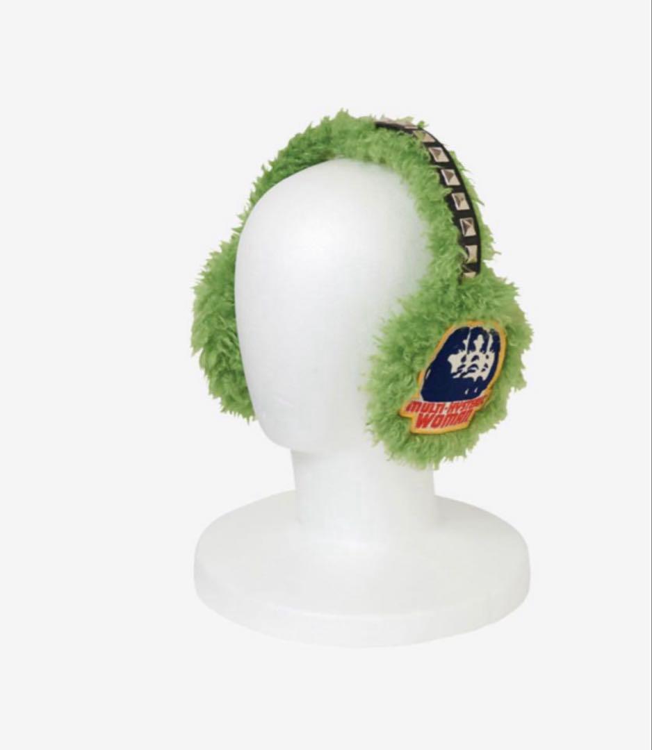 新品タグ付★ヒステリックグラマーイヤーマフ グリーン