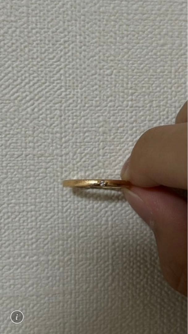 K18 ゴールドリング シンプルデザイン