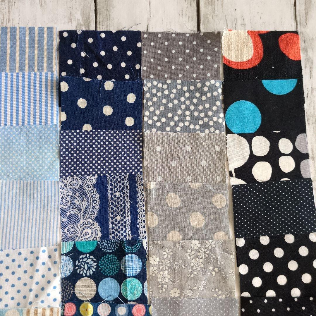 専用♡ハンドメイド　パッチワーククロス⊹⁺⸜(ᐡ⸝ɞ̴̶̷ ·̮ ɞ̴̶̷⸝ᐡ) カットクロス 7×7cm パッチワーク ハギレ まとめ売り ⑤ - メルカリ