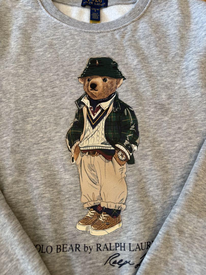 大人もOK☆POLO Ralph Lauren ポロベアー 裏起毛トレーナー美品