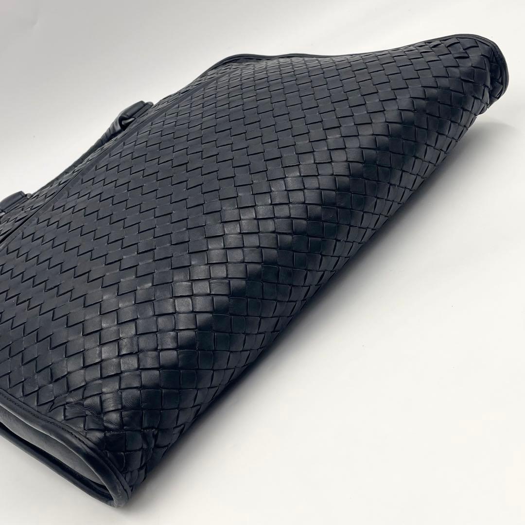【極美品】ボッテガ ヴェネタ イントレチャート 2way ブリーフケース黒A4可 【極美品】ボッテガ ヴェネタ イントレチャート 2way ブリーフケース黒A4可