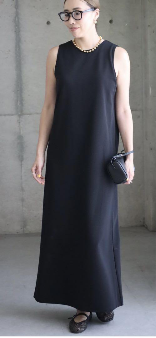 【新品タグ付】ella selectshop 黒ワンピース（Sサイズ）