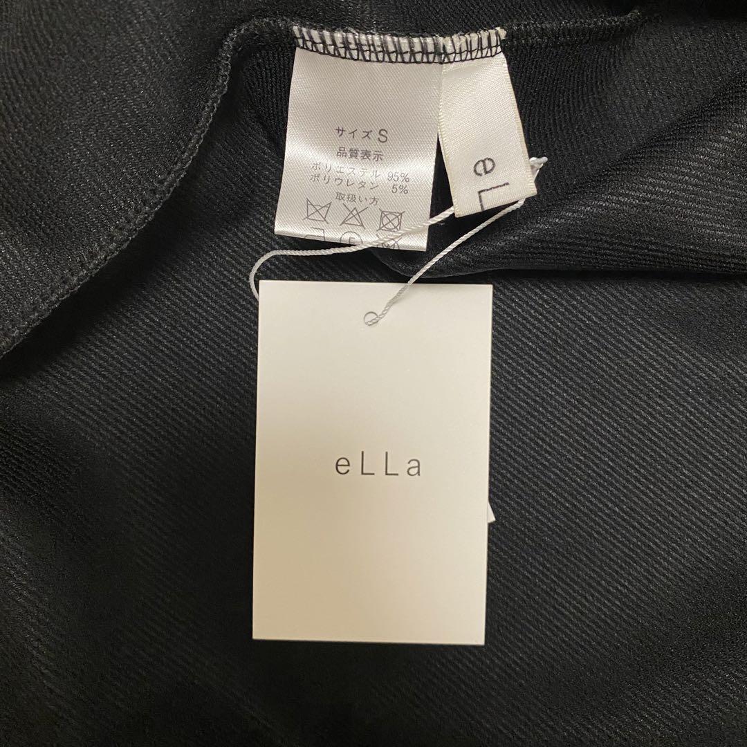 【新品タグ付】ella selectshop 黒ワンピース（Sサイズ）