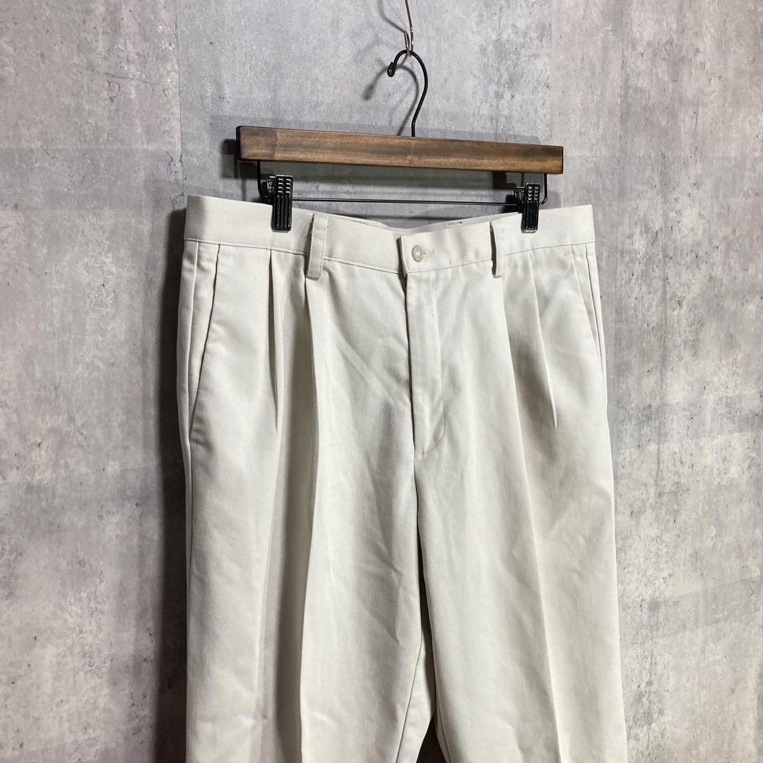 00s Y2K ドッカーズ リーバイス チノパン パンツ トラウザー ベージュ 古着 00年代 00s DOCKERS ドッカーズ 無地 ソリッド 綿パン