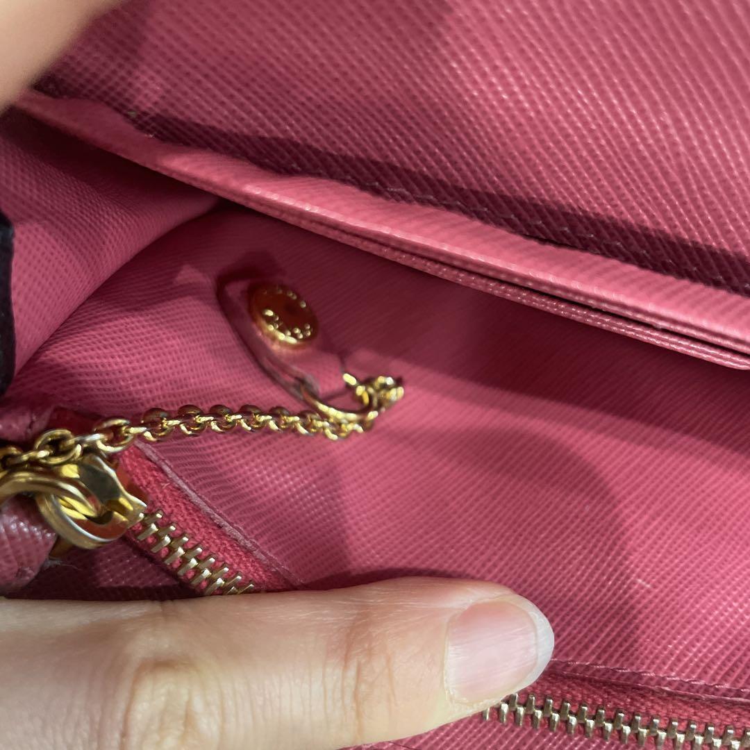 [美品]PRADA 長財布 カードケース付き