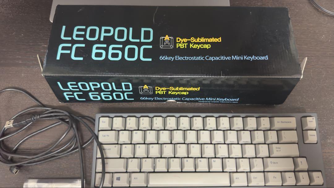 Leopold FC660C 静電容量無接点方式 キーボード／高品質／美品／元箱