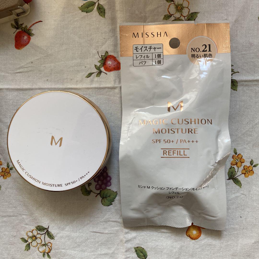missha M クッション ファンデーション(モイスチャー) レフィル No…