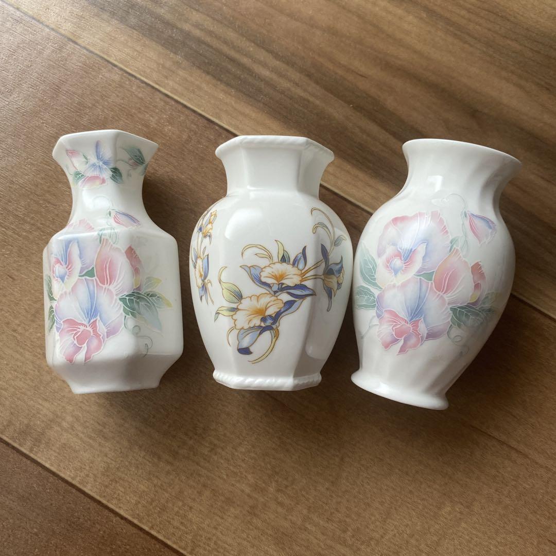 エインズレイ花瓶小瓶Vase  イギリスアンティーク◆特価◆