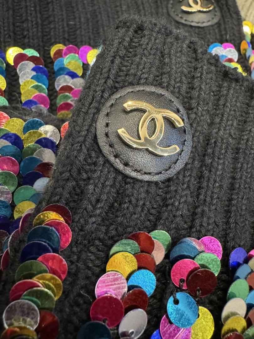 CHANEL スパンコール　ゲートル　レア　新作　2023 シャネル