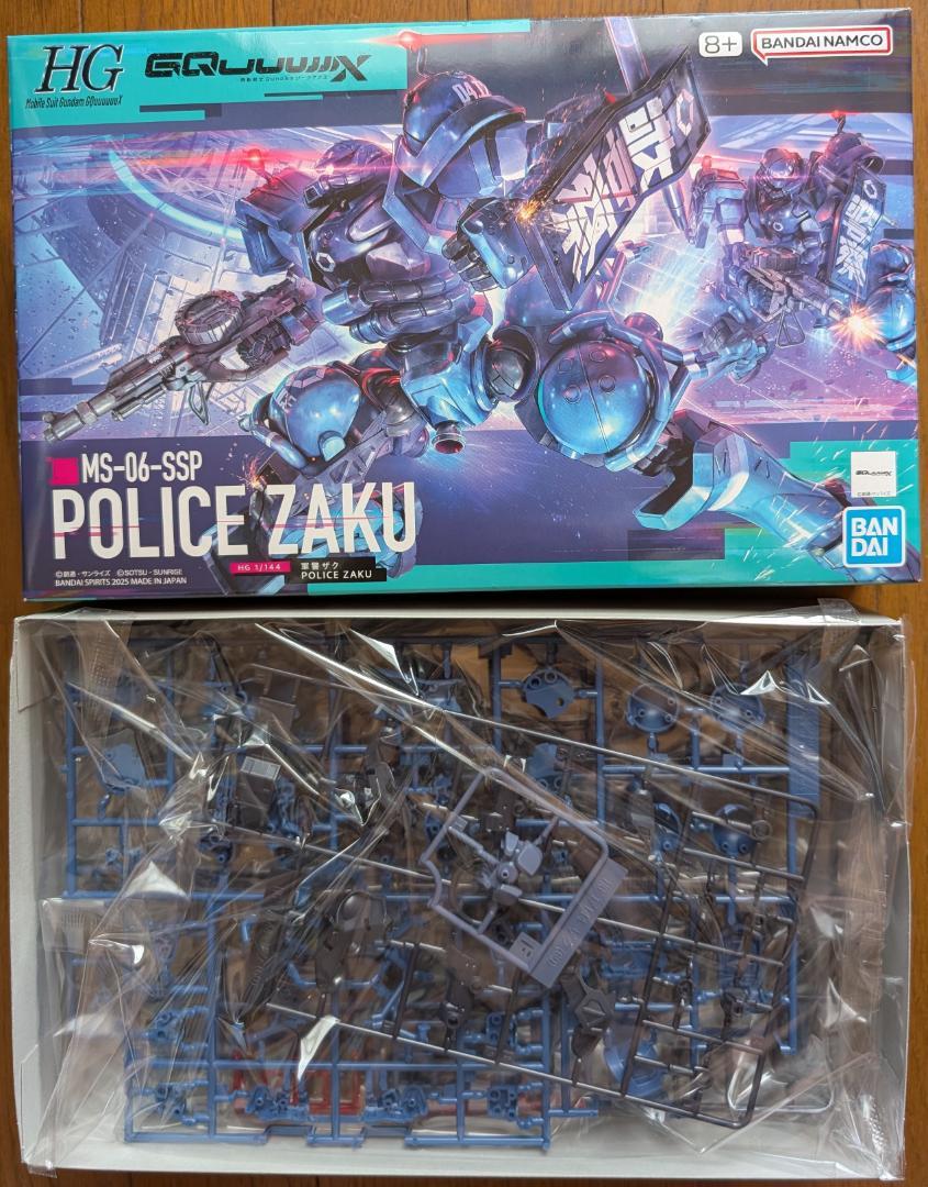HG　1/144　ジークアクス　+　軍警ザク　+　ゲルググ ボカタ機(GQ)