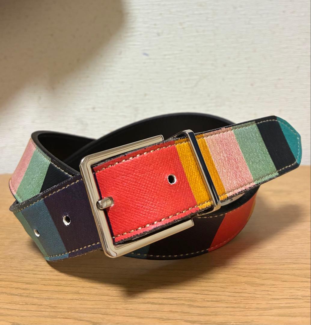 ポールスミス 牛革リバーシブルベルトPaul Smith