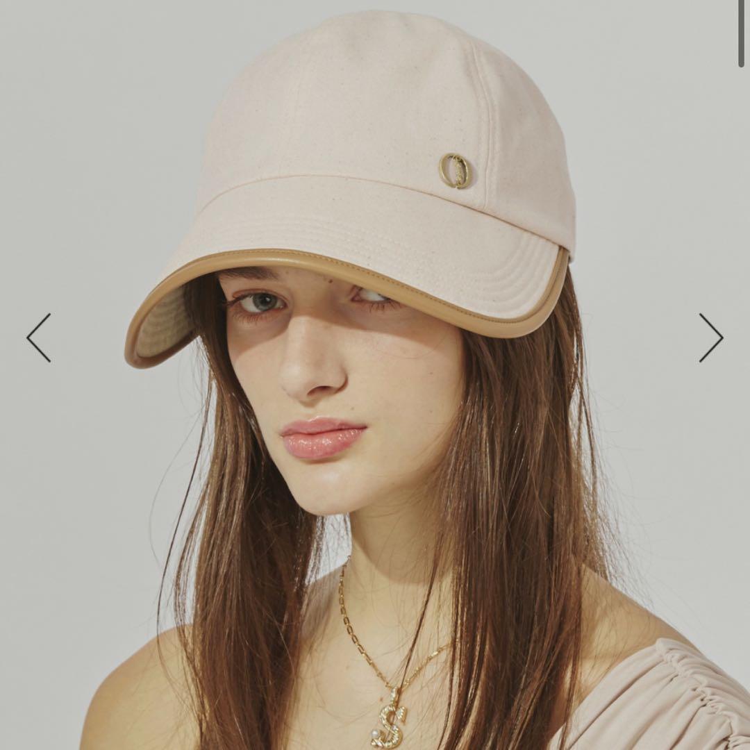 Chapeau d' O Canvas Wide Cap LT BEIGE